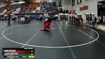 175 lbs Cons. Round 5 - Luke Fishman, Archbishop Spalding vs Jason Whitaker, St. Mary`s Ryken