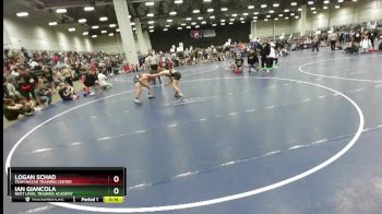 120 lbs Cons. Round 3 - Logan Schad, Team Nazar Training Center vs Ian Giancola, Next Level Training Academy