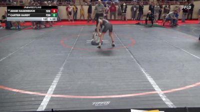 80_B lbs Round Of 16 - Adam Hagenbuch, York Suburban vs Carter Hardy, Penn Cambria