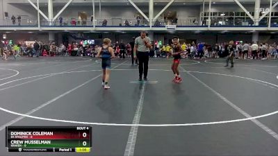 72 lbs Round 1 (10 Team) - Dominick Coleman, 84 Athletes vs Crew Musselman, Kraken