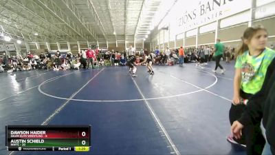 130 lbs Round 3 (4 Team) - Dawson Haider, Salem Elite Wrestling vs Austin Schield, INWTC