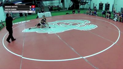 85 lbs Bronte Bethel, Wisconsin vs Jazlyn Garza, Texas