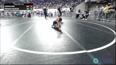 64 lbs Round Of 32 - Ashton Edie, Mustang Bronco Wrestling Club vs Messiah Hausler, Raw Wrestling Club