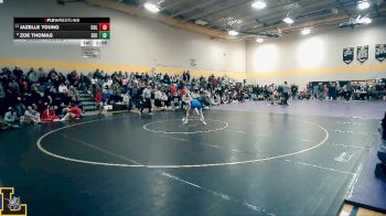115 lbs Champ. Round 1 - Jazelle Young, Collinsville vs Zoe Thomas, Seckman