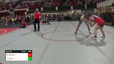 172 lbs 1st Place Match - Gage Allen, Rustler Wrestling Club vs Boden Bentley, Team Champs