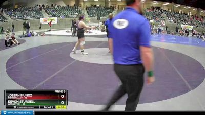 287 lbs Round 3 (4 Team) - Harrison Taylor, North Valley vs Kaison Smith, Warrenton