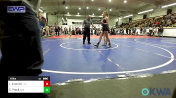 117 lbs Rr Rnd 4 - Charlee Jones, Vinita Kids Wrestling vs Ashlyn Masters, Dark Cloud Wrestling Club