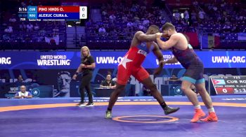 130 kg 1/4 Final - Oscar Pino Hinds, Cuba vs Alin Alexuc Ciurariu, Romania