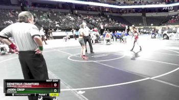 113 Class 2 lbs Cons. Round 2 - Jaden Crisp, Kirksville vs Demetrius Crawford, Normandy Collaborative