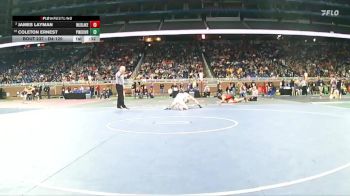 D4-120 lbs Cons. Round 2 - Coleton Ernest, LeRoy Pine River vs James Layman, Indian River Inland Lakes