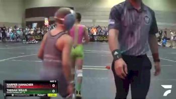 85 lbs Quarterfinals (8 Team) - Harper Hamacher, Ninja Elite vs Taegan Willis, Ragin Raisins WC