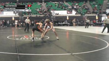 7A 157 lbs Cons. Round 2 - Cason Motter, Grissom Hs vs Sam Reynolds, Huntsville