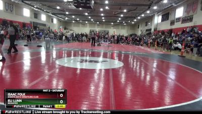 102 lbs Cons. Round 4 - Isaac Folk, Dakota Boyz Wrestling Club vs Eli Lunn, BigWater