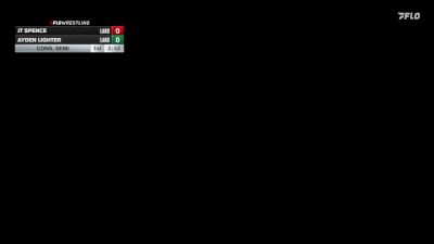 184 lbs Cons. Semi - Ayden Lighter, Lander vs Jt Spence, Lander