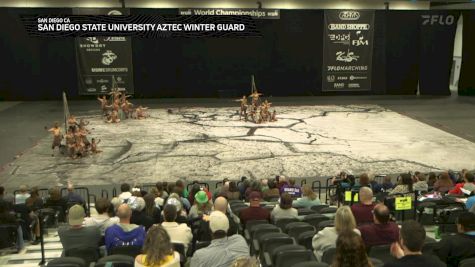 San Diego State University Aztec Winter Guard "San Diego CA" at 2025 WGI Guard World Championships