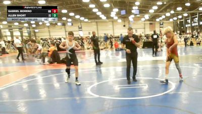 106 lbs Consi Of 64 #2 - Gabriel Moreno, NM vs Allen Short, SC