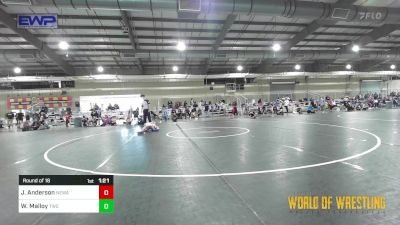 70 lbs Round Of 16 - Jaelyn Anderson, Nebraska Wrestling Academy 2 vs Waverly Malloy, Trailblazer Wrestling Club