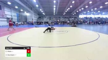 152 lbs Round Of 64 - Caleb Mata, TX vs Zander Burnison, MT