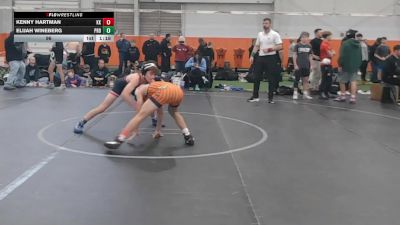96 lbs Round 2 (10 Team) - Kenny Hartman, Kardiac Kidz vs Elijah Wineberg, Prodigy
