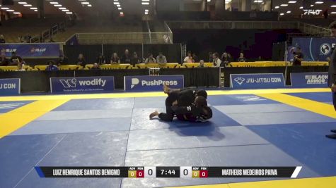 Matheus Medeiros Paiva vs Luiz Henrique Santos Benigno 2026 Pan Jiu Jitsu IBJJF Championship