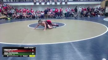 126 lbs Round 1 (16 Team) - Preston Duffy, Alexander vs Reed McMichael, Marist School