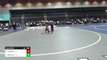 144 lbs Round Of 64 - Hunter Smokey, Douglas vs Dominic Reynoso, Canyon View