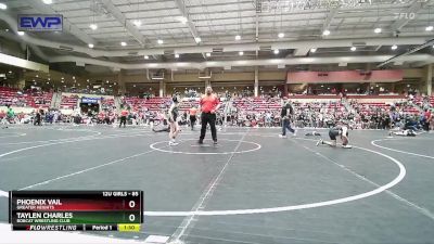 85 lbs Champ. Round 1 - Phoenix Vail, Greater Heights vs Taylen Charles, Bobcat Wrestling Club