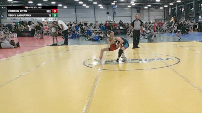 56 lbs Round 5 - 3:00pm Friday - Corbyn Zitek, Nebraska Elite vs Vinny Lashaway, Team Ohio