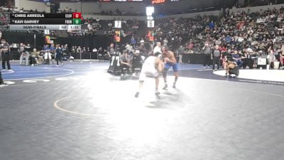 144 lbs Semifinal - Chris Arreola, Clovis North (CS) vs Kavi Garvey, Fountain Valley (SS)