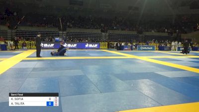 KRISTINA SOFIA vs ANA TALITA DE OLIVEIRA 2019 Pan Jiu-Jitsu IBJJF Championship