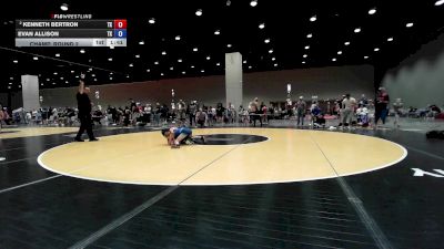 84 lbs Champ. Round 2 - Kenneth Bertron, TX vs Evan Allison, TX