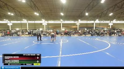 58B Champ. Round 1 - Hudson Hicks, Suples vs Maxin Barber, Hawk Wrestling Club