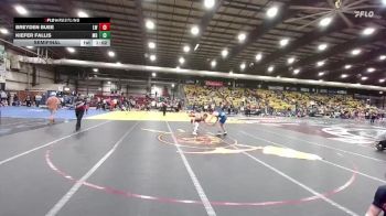 150 lbs Semifinal - Breyden Buee, Laker Wrestling vs Kiefer Fallis, Montana Disciples