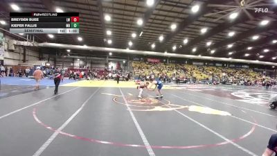 150 lbs Semifinal - Breyden Buee, Laker Wrestling vs Kiefer Fallis, Montana Disciples