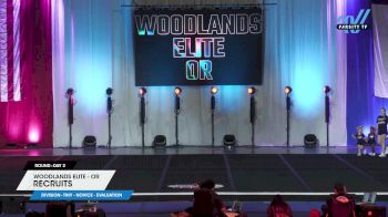 Woodlands Elite - OR - Recruits [2023 L1 Tiny - Novice - Evaluation Day 2] 2023 NCA & NDA Lonestar Classic