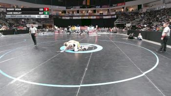 5A 132 lbs Cons. Round 1 - Lane Neeley, Mayfield vs Henry Dean, Eldorado