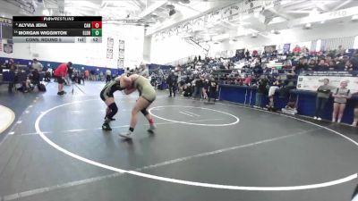 140 lbs Cons. Round 5 - Alyvia Jeha, Canyon (Anaheim) vs Morgan Wigginton, El Dorado