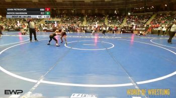64 lbs Round Of 16 - John Petrovcik, NBWA vs Royce Davidson, Peterson Grapplers