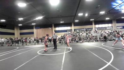 101 lbs Round Of 32 - Mia Hernandez, Threshold WC vs Bella Dimapasoc, North Coast Grapplers