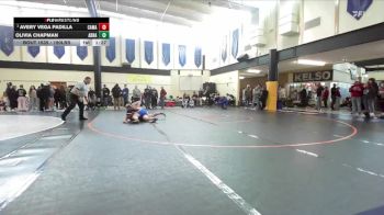 190lbs Quarterfinal - Avery Vega Padilla, Camas (Girls) vs Olivia Chapman, Adna (Girls)