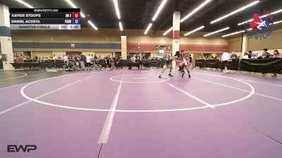157 lbs Quarterfinal - Xavier Stoops, NB Elite Wrestling Club vs Daniel Acosta, Panhandle RTC