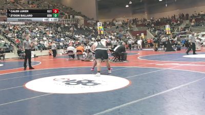 4A 285 lbs Semifinal - Zydon Ballard, Berryville vs Caleb Luker, Pottsville