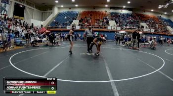 138 lbs Champ. Round 1 - Adriana Fuentes-Perez, St. Vincent Pallotti vs Antonio Richardson, St. Frances Academy