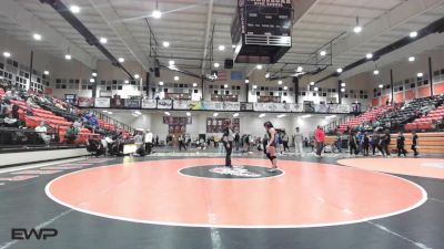 117 lbs Semifinal - Italia Karwoski, Tahlequah JH Girls vs Allison Ashcraft, Tecumseh HS Girls