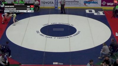 110 lbs Round Of 32 - Gavin Noto, Parkland vs Cole Buffler, Owen J Roberts