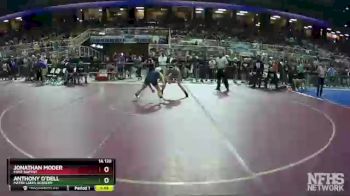 1A 120 lbs Quarterfinal - Anthony O`dell, Mater Lakes Academy vs Jonathan Moder, First Baptist