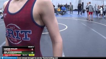 80 lbs Round 4 (6 Team) - Cael Muller, Grit Mat Club Blue vs Jake Simione, Warhawks