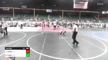 109 lbs Quarterfinal - Zack Valdez, New Mexico Bad Boyz vs Deven Lopez, Duran Elite