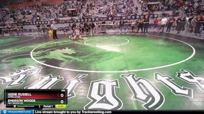 121-127 lbs Semifinal - Emerson Woods, Mat Demon WC vs Addie Russell, Othello WC