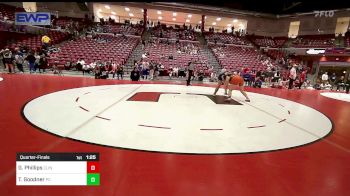 190 lbs Quarterfinal - Gwen Phillips, Clinton High School Girls vs Tessalynn Goodner, Putnam City